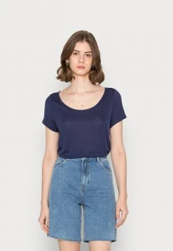 Meilleure vente 😍 REDEZIGN - T-shirt Basique - Dark Blue ❤️