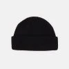 Meilleur prix ⭐ Zign MICRO SHORT BEANIE COTTON UNISEX - Bonnet - Black ⭐