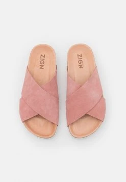 Budget 🔥 Zign LEATHER - Mules - Mauve ⭐ -Pas Cher Zign Boutique 08e801ca3aef437ba3bff21680a47f1f