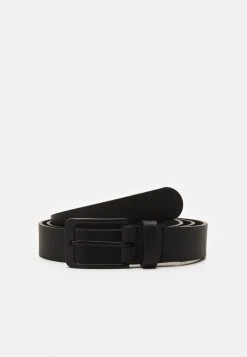 Budget 🤩 Zign LEATHER UNISEX - Ceinture - Black ⭐