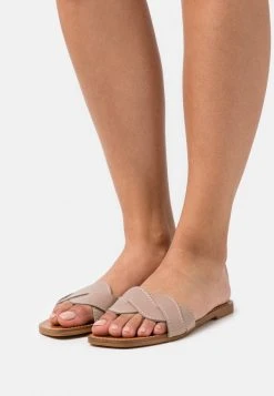 Nouveau 💯 Zign LEATHER - Mules - Taupe 🎁