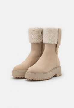 Nouveau 🛒 Zign LEATHER - Bottines à Plateau - Beige ✔️ -Pas Cher Zign Boutique 10e91cd4f36d42109d37b42b531cff02