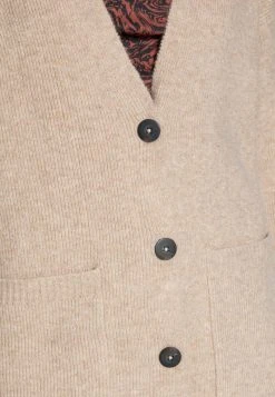 Coupon 😍 REDEZIGN - Gilet - Mottled Beige 🧨 -Pas Cher Zign Boutique 11fb6fc12380494384e5935e21cd0de9