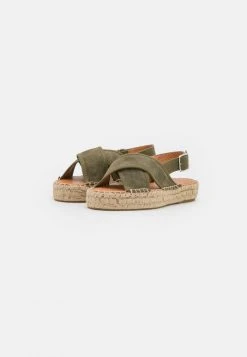 Le moins cher 🧨 Zign Sandales à Plateforme - Khaki 🤩 -Pas Cher Zign Boutique 169bfdb8064b465c99cd9397f0bab47d