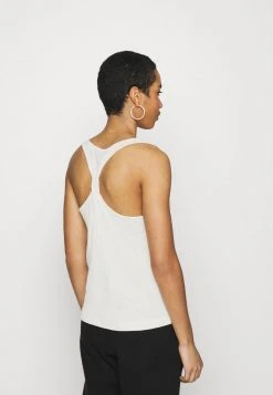 Meilleur prix ✔️ Zign TOP-LINEN BLEND - Débardeur - Off-white 🔔 -Pas Cher Zign Boutique 184c74bf14e043d6be499f37a406bef0