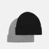 Tout neuf ⭐ Zign 2 PACK UNISEX - Bonnet - Black/grey 👏