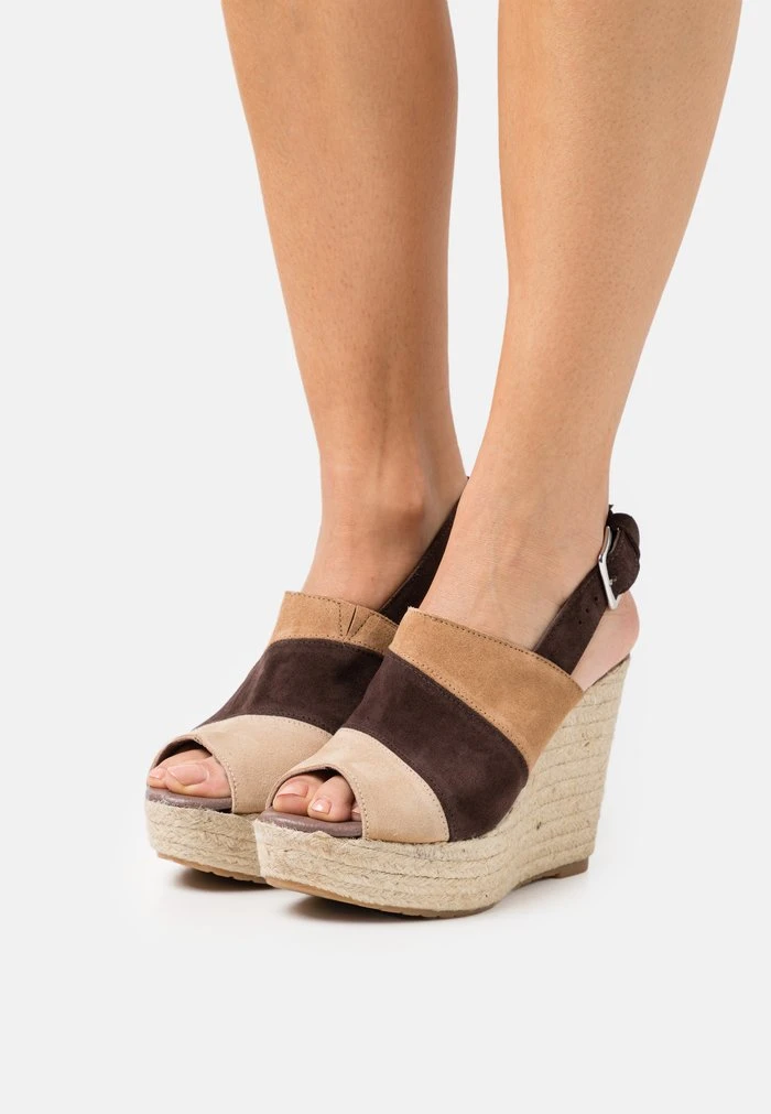 Budget đ Zign COW LEATHER - Espadrilles - Brown â 1 Budget đ Zign COW LEATHER - Espadrilles - Brown â