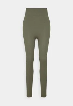Meilleur prix ✨ Zign High Waist Ribbed Seamless Leggings - Legging - Green ✔️