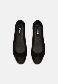 Remise ❤️ Zign Ballerines - Black 😍 -Pas Cher Zign Boutique 1ff07c425b55493db05c4eca6616df04