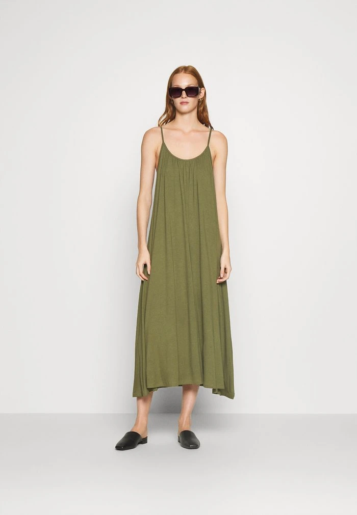 Offres ⌛ Zign Robe En Jersey - Olive Night 🔥 2 Offres ⌛ Zign Robe En Jersey - Olive Night 🔥 – Image 2