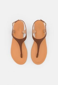 Meilleure affaire ✔️ Zign LEATHER - Tongs - Cognac ❤️ -Pas Cher Zign Boutique 2463ec66a95543d49e1455d6fb019553