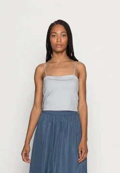 Top 10 ✨ Zign MERCERIZED STRAP - Débardeur - Light Grey 😀