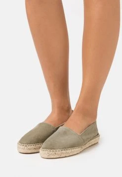 Budget 👍 Zign LEATHER - Espadrilles - Khaki ❤️