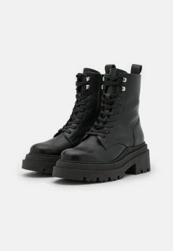 Meilleure vente ⭐ Zign LEATHER WINTER BOOTIES - Bottines à Plateau - Black 😉 -Pas Cher Zign Boutique 27bad4e6212c4dd091388aa0804df029