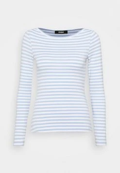 Vente flash ❤️ Zign T-shirt à Manches Longues - Blue/white ✨ -Pas Cher Zign Boutique 2ba743038b354426b81af2a3b7a7e706