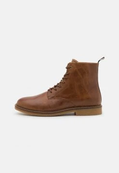 Meilleur prix 🔥 Zign LEATHER - Bottines à Lacets - Cognac 🎁