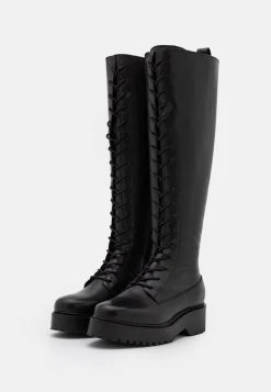 De gros ⭐ Zign LEATHER - Bottes à Lacets - Black ⭐ -Pas Cher Zign Boutique 352493dfdb5446dbb42804dc413d1ac4