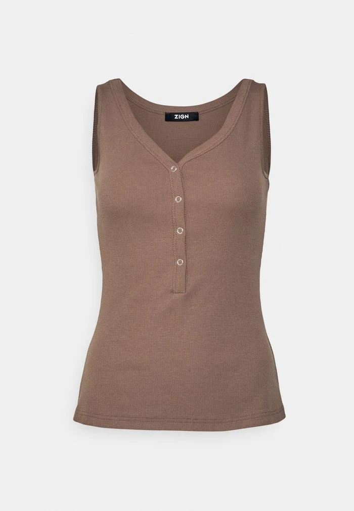 Offres 😍 Zign Débardeur - Grey 😍 1 Offres 😍 Zign Débardeur - Grey 😍