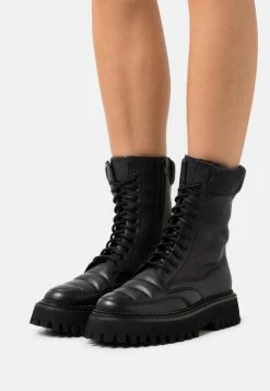 Vente flash ✨ Zign WINTER 😀 BOOTS - SNOW BOOTS - Bottines à Plateau - Black 🎁