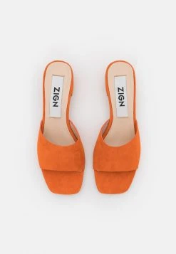 Meilleure vente 🔔 Zign Mules - Orange 🧨 -Pas Cher Zign Boutique 396501915f10489b862b12291090d754