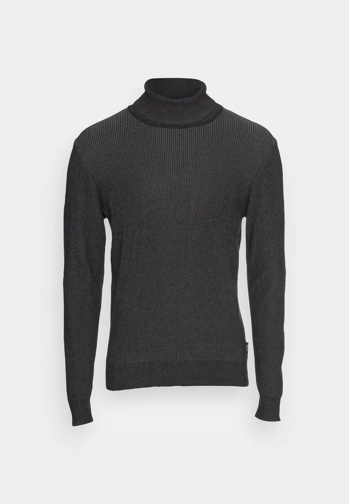 Grosses soldes 🎁 Zign TWO TONE JUMPER - Pullover - Mottled Dark Grey 🎉 4 Grosses soldes 🎁 Zign TWO TONE JUMPER - Pullover - Mottled Dark Grey 🎉 – Image 4