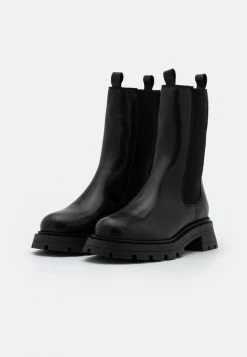 Meilleur prix 😍 Zign LEATHER - Bottes à Plateau - Black 🧨 -Pas Cher Zign Boutique 3d59b54239414e8cb25fe80ed3f50831