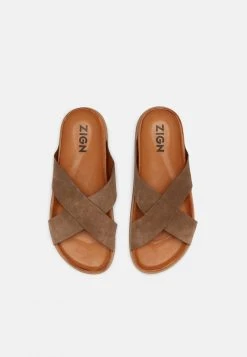 Offres 😀 Zign Mules - Light Brown 😀 -Pas Cher Zign Boutique 3e9cfc2911c64dcb874fabe50c86bc87