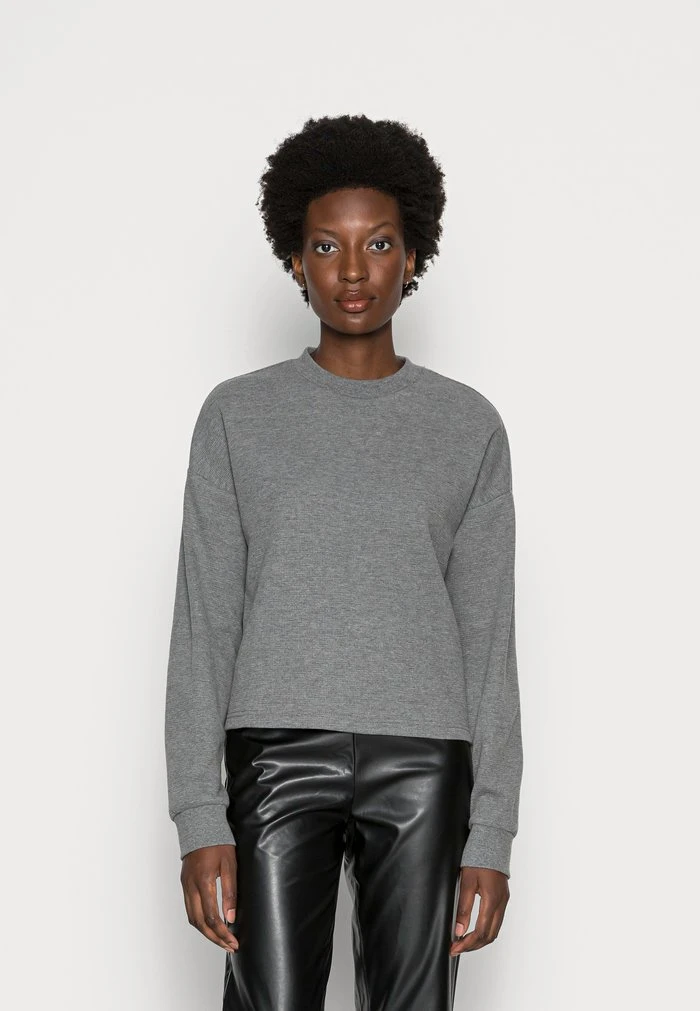 Meilleure vente 😉 Zign WAFFLE - Pullover - Mottled Grey ✨ 1 Meilleure vente 😉 Zign WAFFLE - Pullover - Mottled Grey ✨