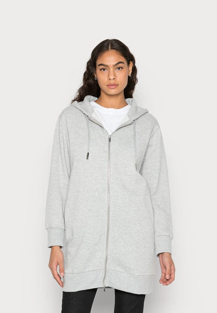 Bon marché ✔️ Zign Sweat à Capuche Zippé - Mottled Light Grey 🌟 1 Bon marché ✔️ Zign Sweat à Capuche Zippé - Mottled Light Grey 🌟