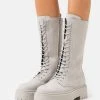 Top 10 😍 REDEZIGN - Bottes à Plateau - Grey 👏