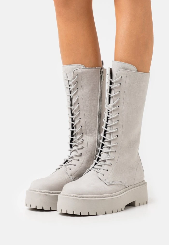 Top 10 😍 REDEZIGN - Bottes à Plateau - Grey 👏 1 Top 10 😍 REDEZIGN - Bottes à Plateau - Grey 👏
