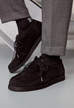 Bon marché ⭐ Zign LEATHER - Chaussures à Lacets - Black 🔥 -Pas Cher Zign Boutique 470742379124419daec09505f290d746