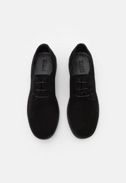Le moins cher 🧨 Zign LEATHER - Chaussures à Lacets - Black 🛒 -Pas Cher Zign Boutique 484bcd3c584a4dffa0a8e6b9c36df7f8