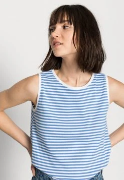 Meilleur prix 🤩 Zign Débardeur - White/blue 🔔 -Pas Cher Zign Boutique 49c06c40779c4dcf96362e34c06f51be