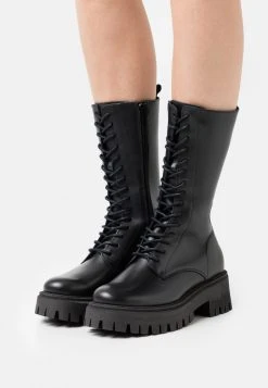 Tout neuf ✔️ Zign LEATHER - Bottes à Lacets - Black 🌟