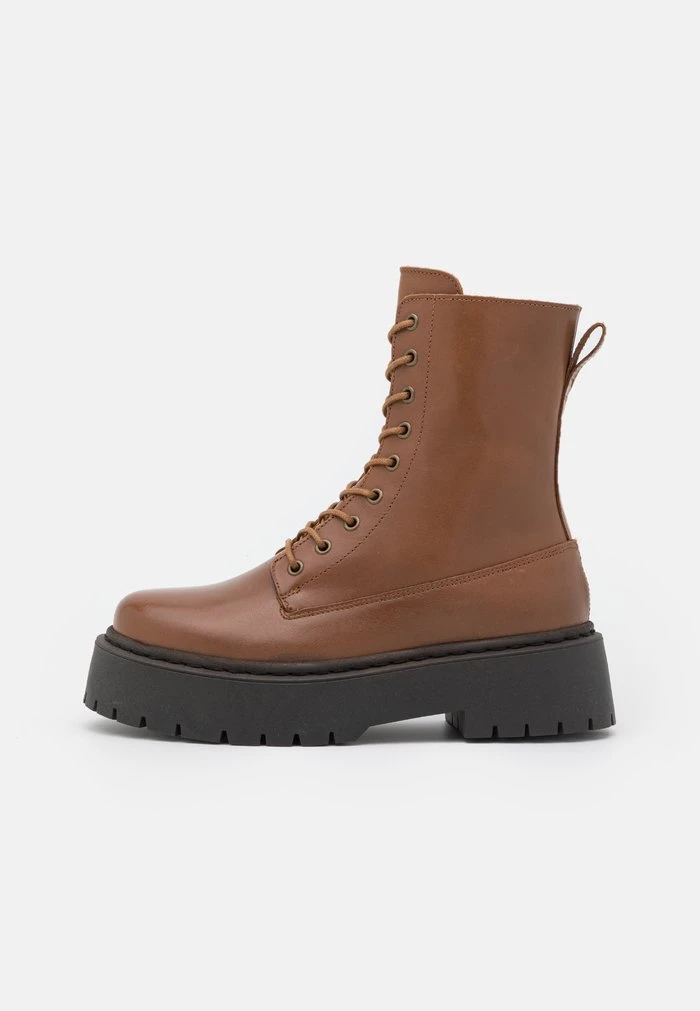 Sortie 🎁 Zign Bottines à Plateau - Cognac 🧨 2 Sortie 🎁 Zign Bottines à Plateau - Cognac 🧨 – Image 2