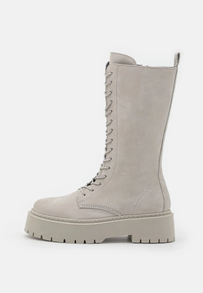 Top 10 😍 REDEZIGN - Bottes à Plateau - Grey 👏 2 Top 10 😍 REDEZIGN - Bottes à Plateau - Grey 👏 – Image 2