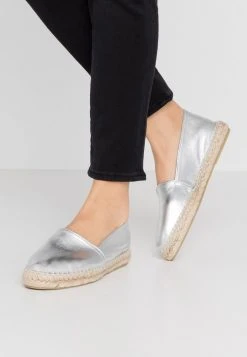 De gros ⭐ Zign LEATHER - Espadrilles - Silver 😍