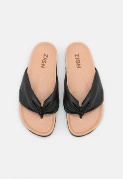 Coupon 🌟 Zign Tongs - Black ⌛ -Pas Cher Zign Boutique 502fcc240ac940aa898bef6007e1bec4