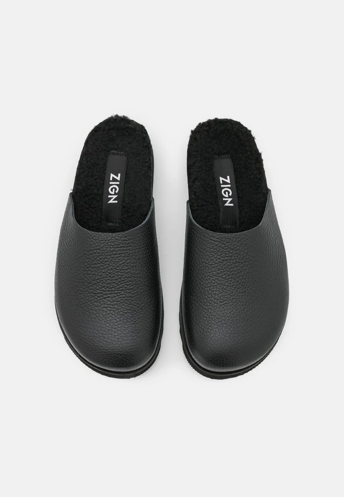 Tout neuf ❤️ Zign LEATHER - Mules - Black 😀 6 Tout neuf ❤️ Zign LEATHER - Mules - Black 😀 – Image 6