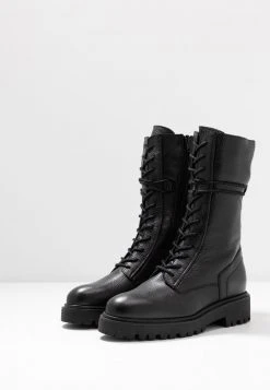 Coupon 🥰 Zign Bottes à Lacets - Black 💯 -Pas Cher Zign Boutique 58ac5469c96a48128a867c0e45f5958a