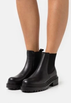 Remise 🌟 Zign LEATHER - Bottines à Plateau - Black 😉