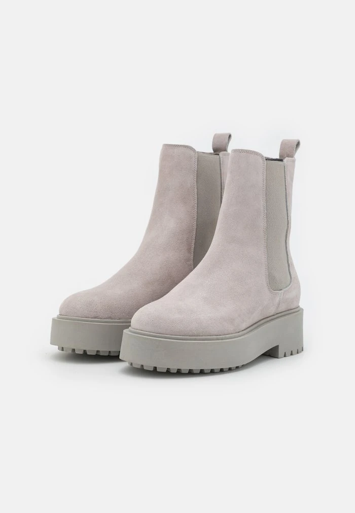 Coupon ⌛ Zign LEATHER - Bottines à Plateau - Grey 🎁 3 Coupon ⌛ Zign LEATHER - Bottines à Plateau - Grey 🎁 – Image 3