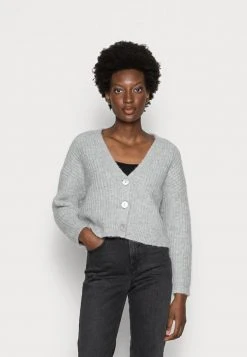 Meilleur prix ❤️ Zign WOOL BLEND JUMPER - Gilet - Mottled Grey 😉