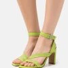 Sortie 🔔 Zign LEATHER - Sandales à Talons Hauts - Green 🎁