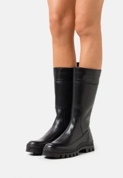 Vente flash 🌟 Zign LEATHER - Bottes à Plateau - Black 🧨