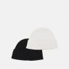Le moins cher 🎉 Zign 2 PACK UNISEX - Bonnet - Black/white ✔️