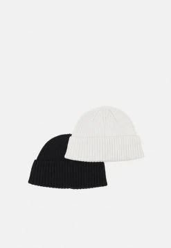 Le moins cher 🎉 Zign 2 PACK UNISEX - Bonnet - Black/white ✔️