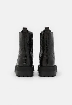 Offres 💯 Zign LEATHER - Bottines à Plateau - Black 🥰 -Pas Cher Zign Boutique 65f4b2efd31848fc9f75a766a34cb9a9