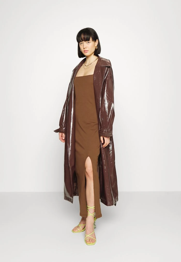 Nouveau 👍 REDEZIGN - Robe Longue - Dark Brown ✨ 5 Nouveau 👍 REDEZIGN - Robe Longue - Dark Brown ✨ – Image 5
